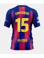 Billige Barcelona Andreas Christensen #15 Hjemmedrakt 2025-26 Kortermet
